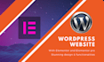 design responsive wordpress website with elementor pro