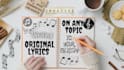 write song lyrics on any given topic