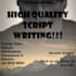 write, edit screenplay, script, article and short story