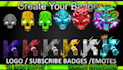 make twitch emotes, twitch badges and twitch sub badges