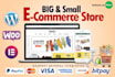 create an ecommerce website and landing page