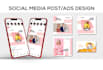 do affiliate web banner ads, social media post  design