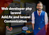 develop php laravel website and fix your php laravel bugs
