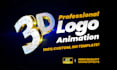 make a custom logo animation, 3d reveal