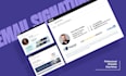 design modern email signature HTML and animated