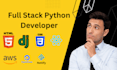 be your full stack python django developer