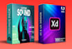 design digital product 3d box mockup , software box mockup