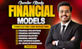 build excel financial models, forecasting, budget, analysis reports, projections