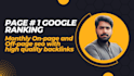 provide monthly website onpage and offpage SEO optimization