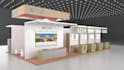 design your 3d virtual exhibition stand, stall, kiosk, booth