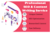 write SEO optimized article