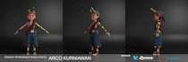 do characters stylized 3d modeling and texture blender, substance, unreal, unity
