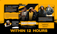 design professional press kit,media kit,epk with clickable links