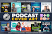 design a professional podcast cover art