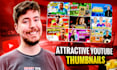 design attractive youtube thumbnail in 3 hours