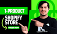 create one product shopify store, design single product store
