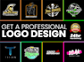 do trendy logo design for you