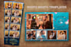 design 360 overlay and standard photo booth template