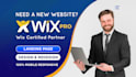 build wix website design, redesign or develop