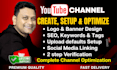 create and setup youtube channel professionally