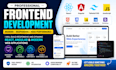 be your front end web developer html css bootstrap and js