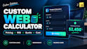 build a custom web calculator for your business