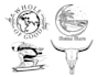 create monoline art logo