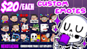 create charming cute emotes and badges for twitch
