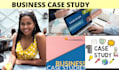 help in business case study, research and summary, and executive summary