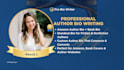 craft a powerful author bio for your book or website