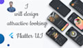 convert UI design to flutter UI app