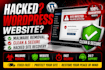 clean wordpress website, wordpress malware removal, fix hacked wordpress website