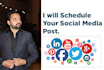 schedule your social media posts via buffer, hootsuite