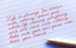 handwrite anything in beautiful cursive handwriting