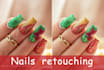 retouch nails and manicure