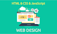 create a responsive website using html css javascript