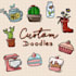 create cute doodle art in my style