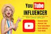 find best youtube influencer research email lists for influencer marketing
