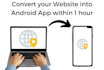 convert your website to android app using webview