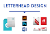 design professional, creative letterhead word template