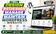 create design minimalistic wordpress, build make eye catching wordpress website