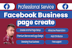 create a professional facebook business page