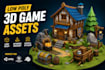 create 3d low poly assets for game and roblox