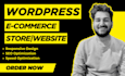 create fix and customize ecommerce website woocommerce online store setup