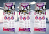 design a top notch roll up, retractable, pull up banner