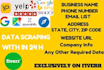 do data entry, VA, data clean, data mining, web scraping