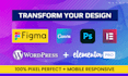 convert figma to wordpress website using elementor, acf, crocoblock