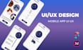 do mobile app UI UX design for android or ios