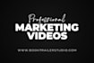 make a video for your event, business, product, service or campaign