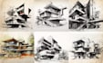 do hand drawn architectural sketches